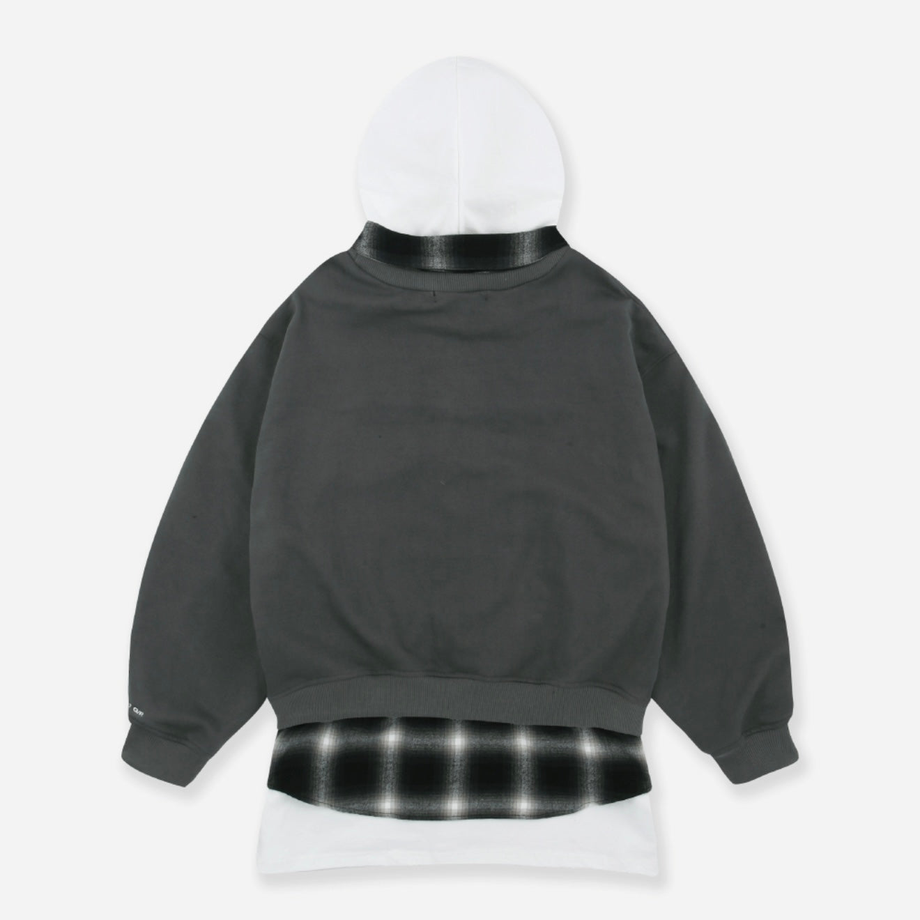 Project G/R 3 Layered Sweatshirt Charcoal