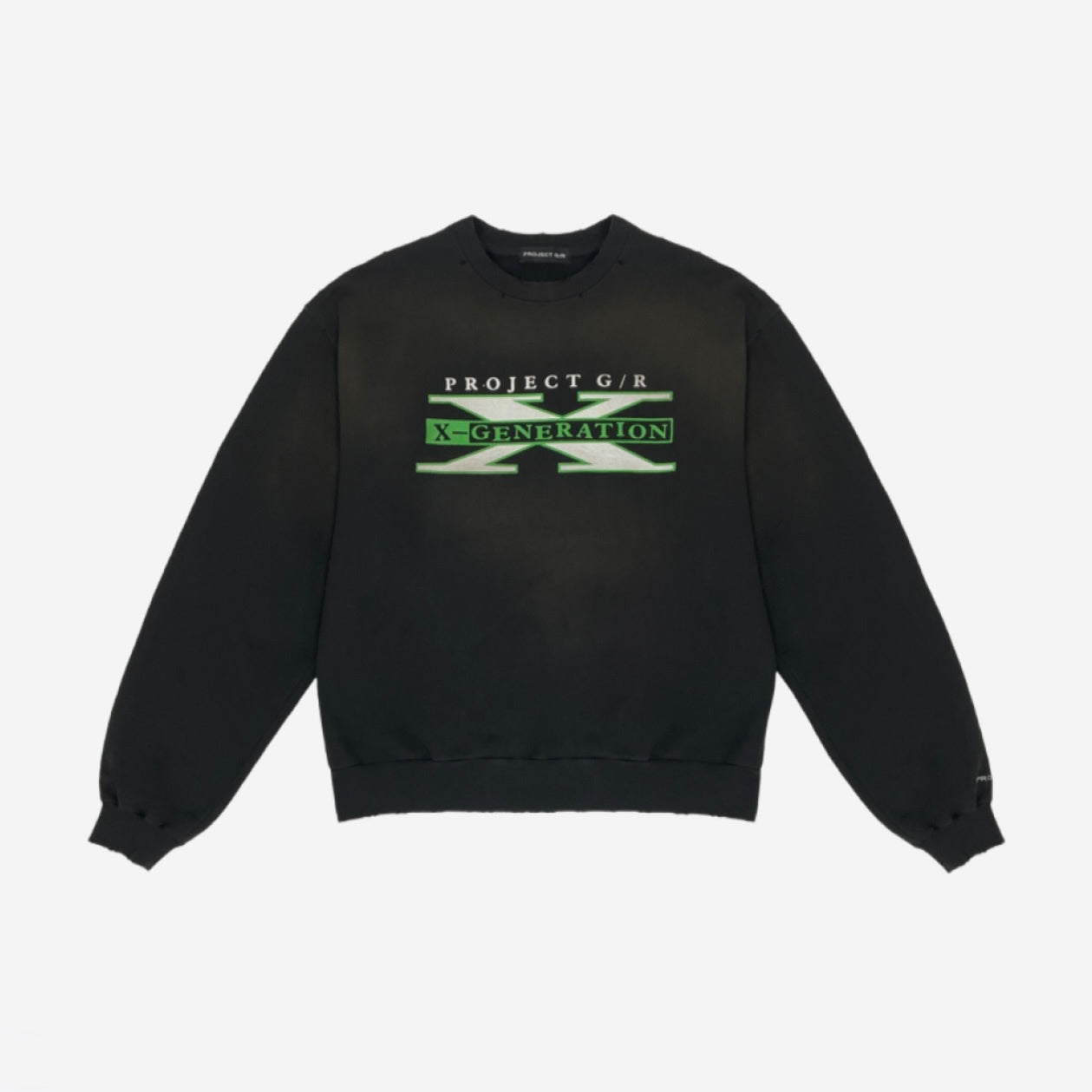 X-Generation Washed Sweatshirt Black