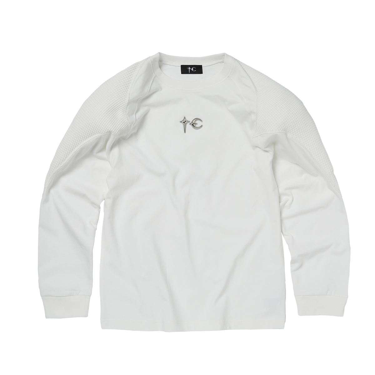 T-PADDED LONG SLEEVE - WHITE