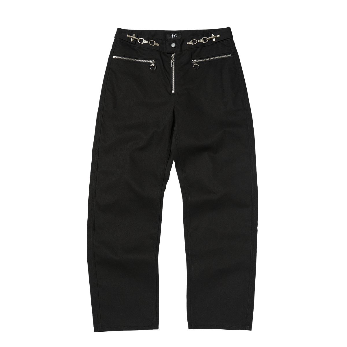 TC 3-ZIP EMBROIDERED PANTS