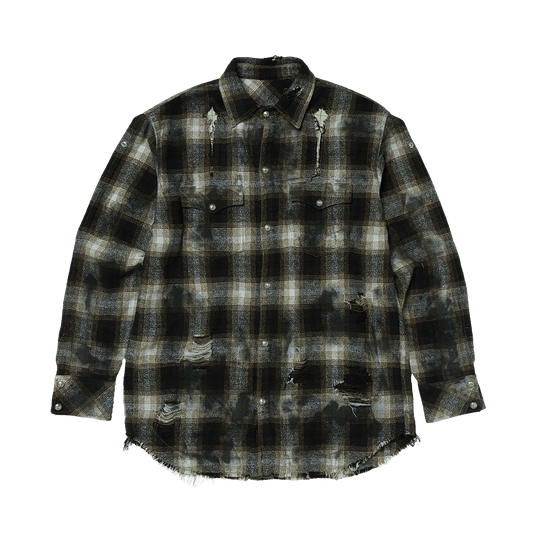 Angels Damaged Shirt Brown