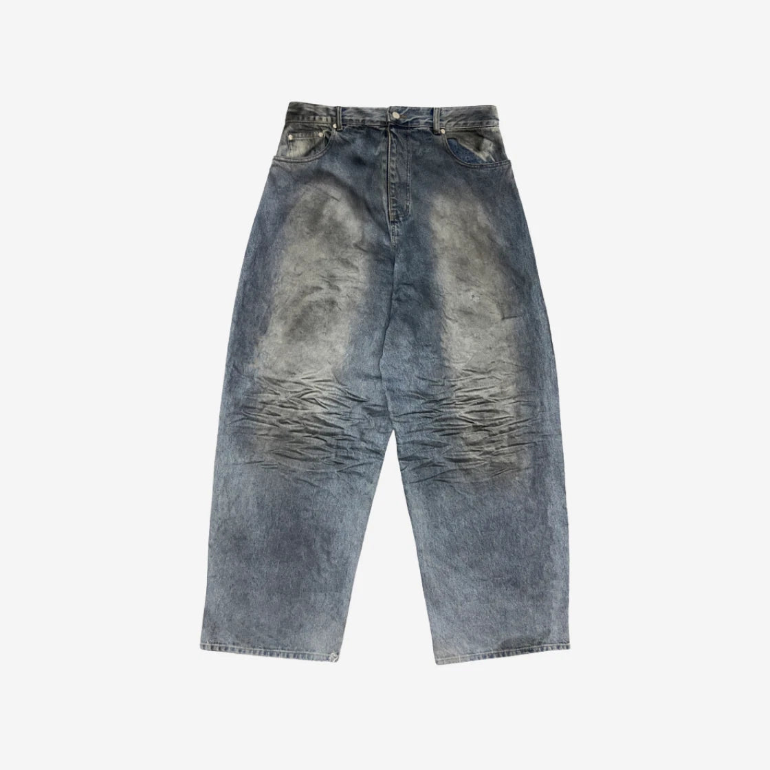 Backward Denim Pants Blue