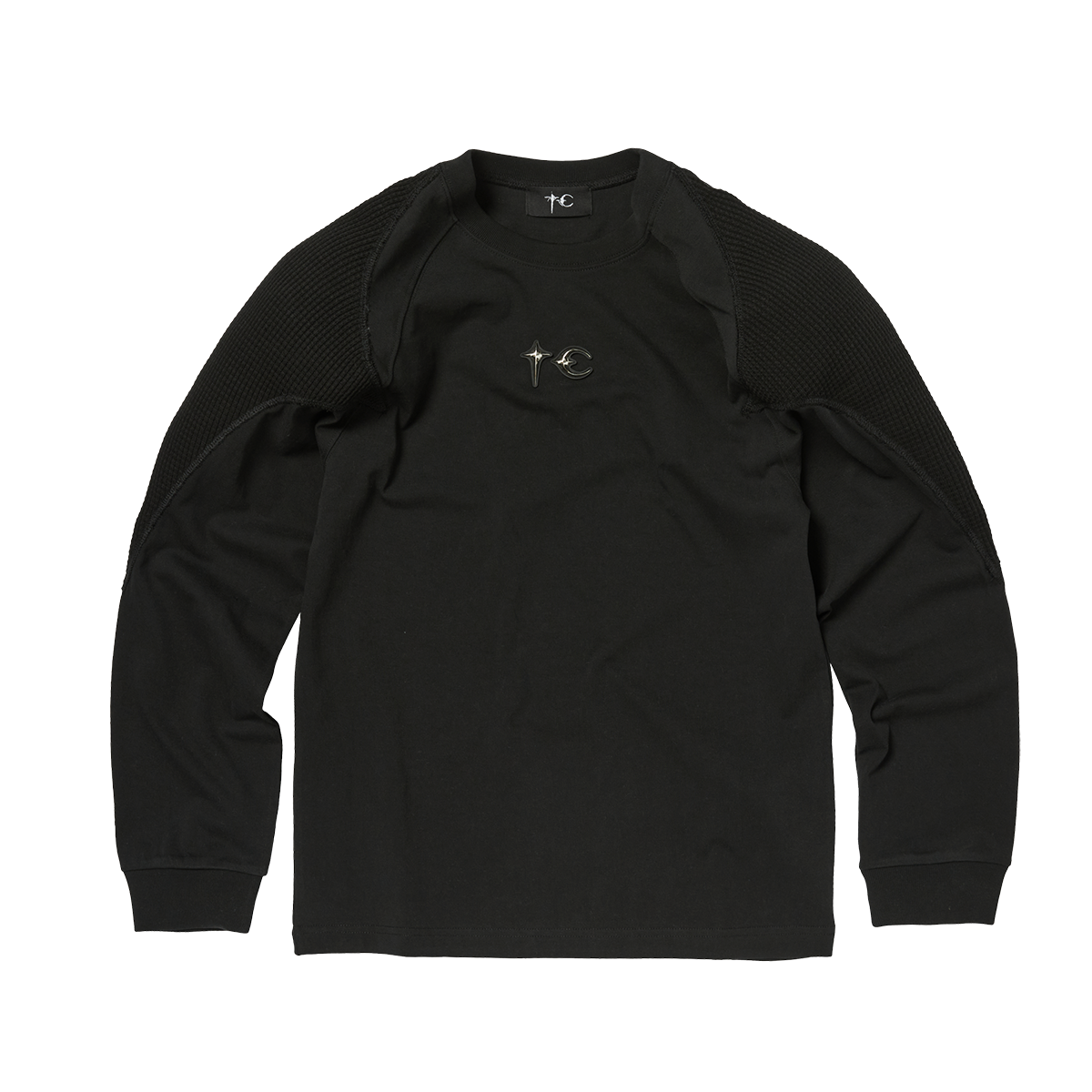 T-PADDED LONG SLEEVE - BLACK