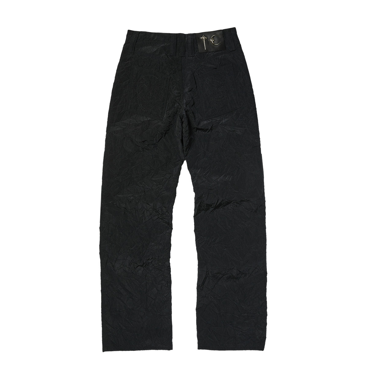 BURNT TRIBAL CAMO PANTS - BLACK